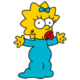 Maggie Simpson coloring pages