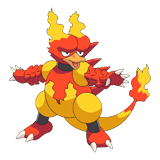 Magmar coloring pages