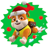 Paw Patrol Christmas coloring pages