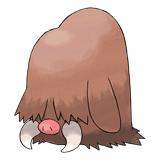 Piloswine coloring pages