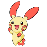 Plusle coloring pages