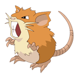 Raticate coloring pages