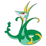 Serperior coloring pages
