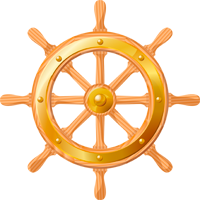 Ship's wheel coloring pages