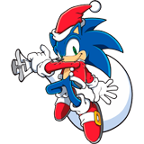 Sonic Christmas coloring pages