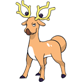 Stantler coloring pages