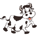 Cow coloring pages