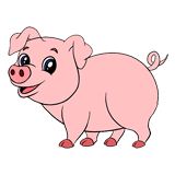 Pig coloring pages