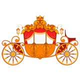 Carriage coloring pages