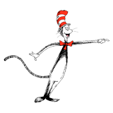 Cat in the Hat coloring pages