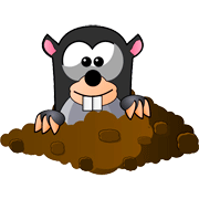 Mole coloring pages