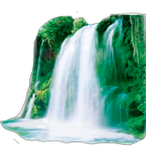 Waterfall coloring pages