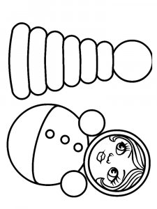 4 Year Old coloring page 1 - Free printable