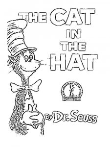 Cat in the Hat coloring page 13 - Free printable