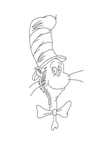 Cat in the Hat coloring page 19 - Free printable