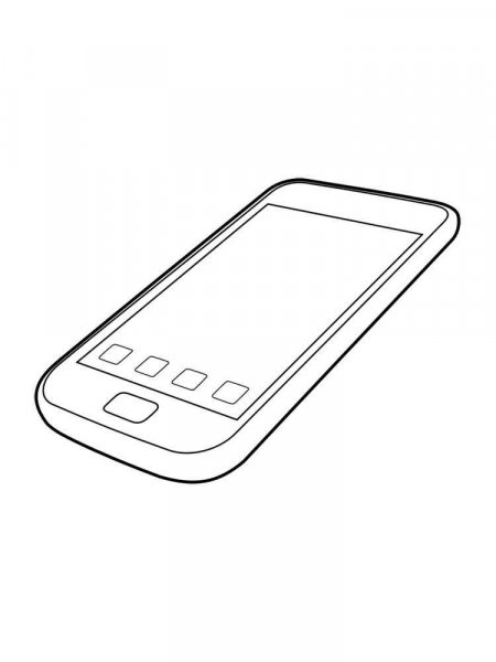 Cell Phone coloring pages