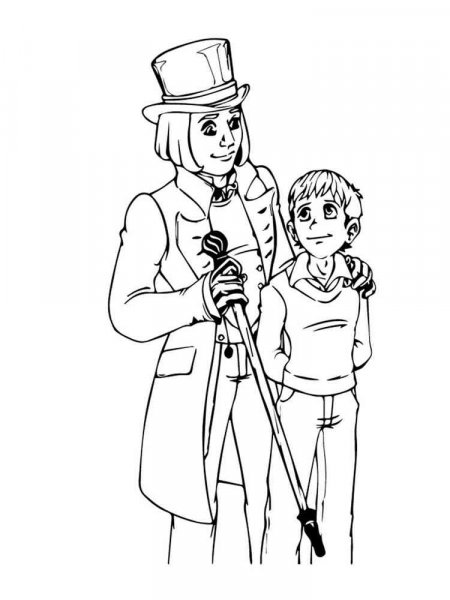 Charlie and the Chocolate Factory coloring pages