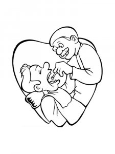 Dentist coloring page 11