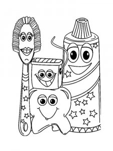 Dentist coloring page 14