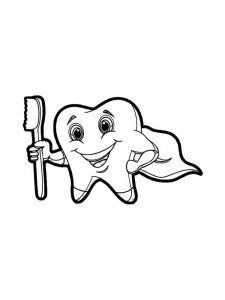Dentist coloring page 16