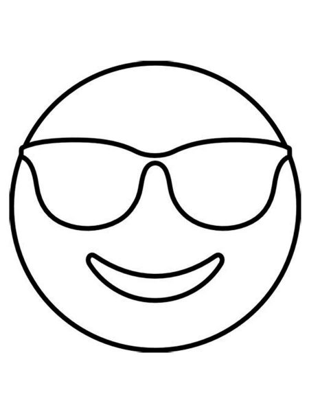 Emojis coloring pages