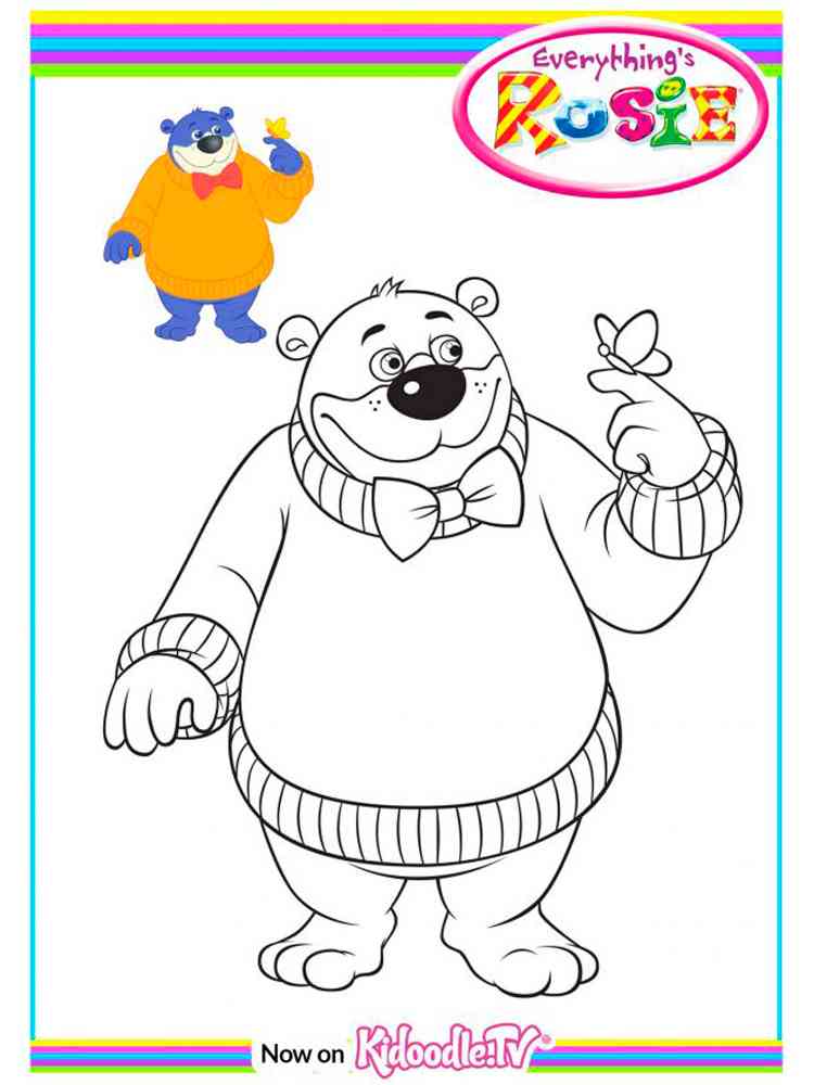 Everything's Rosie coloring pages