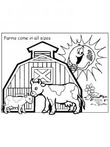 Farm coloring page 17 - Free printable