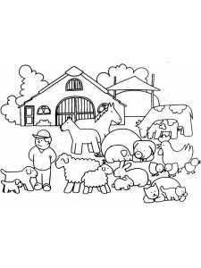 Farm coloring page 25 - Free printable