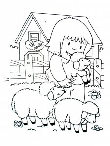 Farm coloring page 29 - Free printable