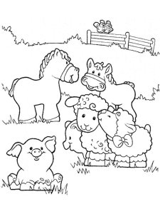 Farm coloring page 34 - Free printable
