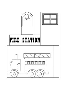 Fire Department coloring page 16 - Free printable