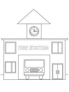 Fire Department coloring page 17 - Free printable