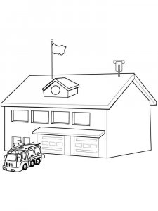 Fire Department coloring page 5 - Free printable