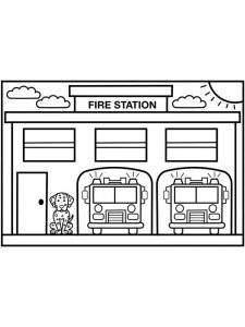 Fire Department coloring page 8 - Free printable