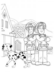 Fireman Sam coloring page 23 - Free printable