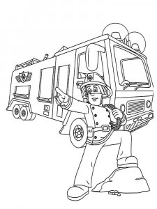 Fireman Sam coloring page 26 - Free printable