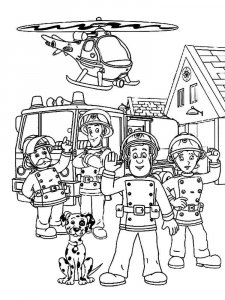 Fireman Sam coloring page 3 - Free printable