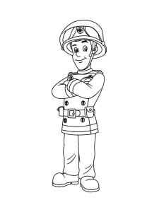 Fireman Sam coloring page 30 - Free printable
