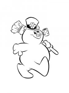 Frosty the Snowman coloring page 11 - Free printable