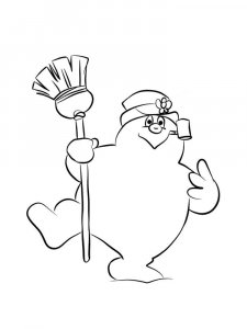 Frosty the Snowman coloring page 13 - Free printable