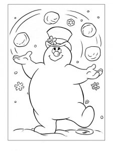 Frosty the Snowman coloring page 14 - Free printable