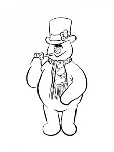 Frosty the Snowman coloring page 17 - Free printable