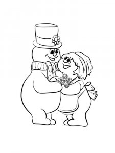 Frosty the Snowman coloring page 18 - Free printable