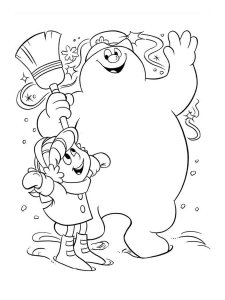 Frosty the Snowman coloring page 21 - Free printable