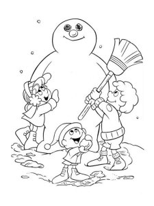 Frosty the Snowman coloring page 22 - Free printable