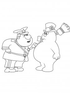 Frosty the Snowman coloring page 23 - Free printable