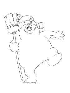 Frosty the Snowman coloring page 24 - Free printable