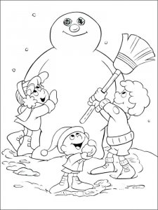 Frosty the Snowman coloring page 3 - Free printable