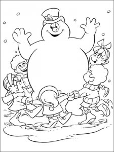 Frosty the Snowman coloring page 6 - Free printable
