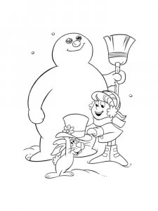 Frosty the Snowman coloring page 9 - Free printable